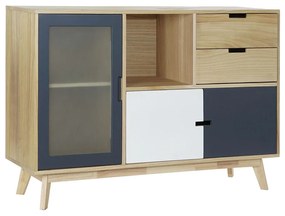 Бюфет DKD Home Decor Кристал Дърво от пауловния Дървен MDF (120 x 35 x 80 cm)