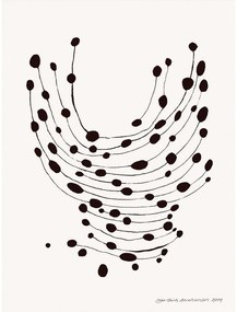 Постер 30x40 cm Dancing Dots – Leise Dich Abrahamsen – The Poster Club