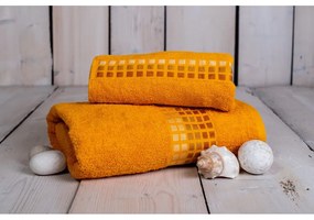 Оранжева памучна кърпа 100x50 cm Darwin - My House