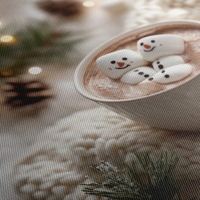 Картина на платно – Коледно спокойствие с вкусен шоколад