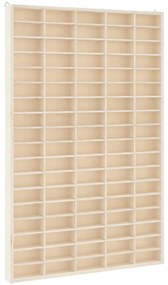 4017379 vidaXL Дървена колекционерска витрина с 90 отделения 50,5x4,5x79 см