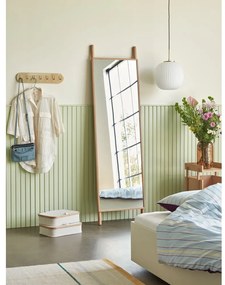 Бяло висящо осветително тяло със стъклен абажур ø 32 cm Serene – Hübsch