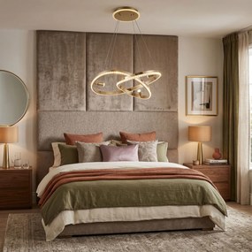 ВИСЯЩА ТАВАННА ЛАМПА LED G158-CP GOLD