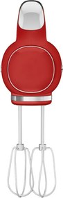 Ръчен миксер SMEG 50's Style HMF01RDEU, 250W, 9 скорости, Турбо, Скрит LED дисплей, Таймер, Аксесоари, Червен