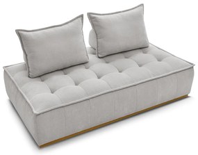 Светлосив диван от прежда с примки от букле 175 cm Elisa – Bobochic Paris