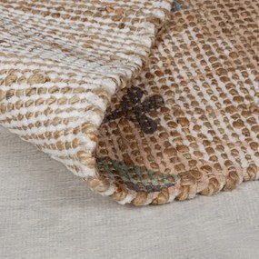 Ръчно изработен килим със смес от юта в естествен цвят 120x170 cm Arriana – Flair Rugs
