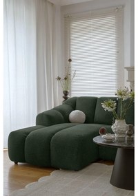 Тъмнозелен ъглов диван (десен ъгъл/U форма) Shell – Miuform