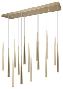 LED висящо осветително тяло в златист цвят Cala – Trio Select