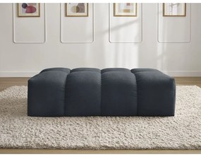 Тъмносиня табуретка от прежда с примки от букле Everest – Bobochic Paris