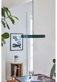 Тъмнозелено LED висящо осветително тяло с метален абажур ø 31 cm Asteria Mini – UMAGE