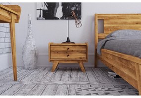 Нощно шкафче от дъбова дървесина Retro 1 - The Beds