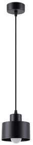 Черна висяща лампа ø 12 cm Alastro - Sollux