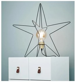 Черна коледна светлинна украса Asterix – Markslöjd