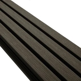 Декоративен външен стенен панел atmosphera 200x20 cm - Тъмно дърво