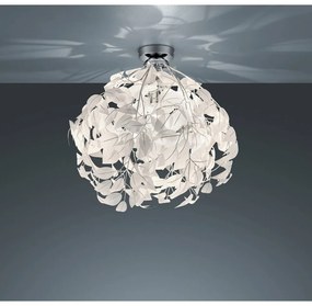 Бяло таванно осветително тяло, височина 58 cm Leavy - Trio