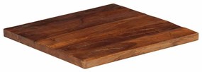 371185 vidaXL Плот за маса 50x50x2,5 см квадратен регенерирано дърво масив