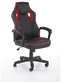 Офисен стол HELO черен/червен