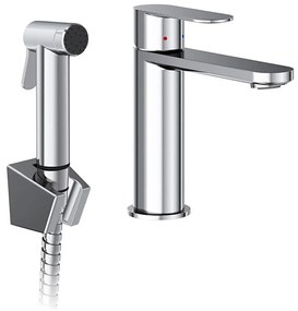 Ravak X070450 - Смесител за умивалник с биде-слушалка CHROME, лъскав хром