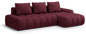 Бордо сгъваем/с място за съхранение ъглов диван (десен ъгъл) Linz – Cosmopolitan Design