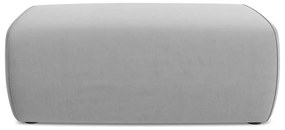 Светлосива кадифена табуретка Kapua – Makamii