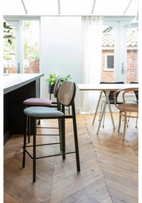 Черен/светлосив бар стол 94 cm Spike - Zuiver