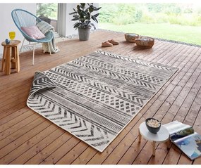 Черно-кремав килим за открито , 160 x 230 cm Biri - NORTHRUGS