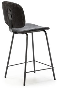 Черни бар столове в комплект от 2 бр. (височина на седалката 66 cm) Arus – Marckeric