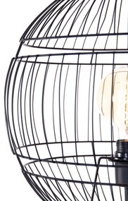 Модерна подова лампа черна - Sphaera