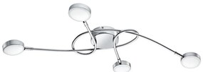 Eglo 32996 - LED полилей SALTO за повърхностен монтаж 4xLED/5,4W/230V лъскав хром