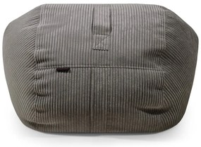 Детски пуф от рипсено кадифе в тухлен цвят Roll 80 – SLOWDOWN