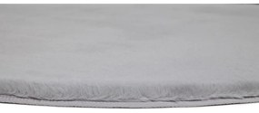 Сив килим Fox Liso, Ø 120 cm - Universal