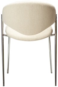 Кремав тапициран трапезен стол Zone – DAN-FORM Denmark