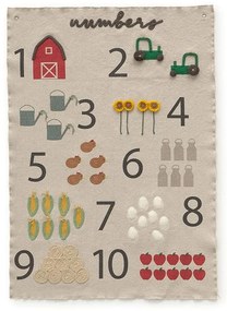 Детска декорация за стена Farm Numbers – Lorena Canals