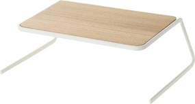 Бял/в естествен цвят дървен допълнителен рафт 19,5x19,5 cm Tosca – YAMAZAKI