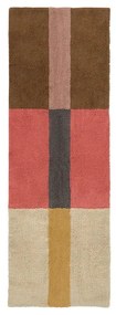Ръчно изработена вълнена пътека 80x230 cm Chroma Spiced Coral – Lorena Canals