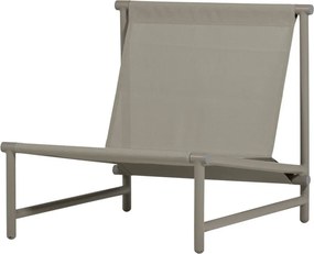 Бежов градински стол метален/подплатен Elvo – WOOOD