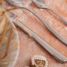 Прибори за хранене от неръждаема стомана в сребрист цвят 24 бр. Shape – Orion