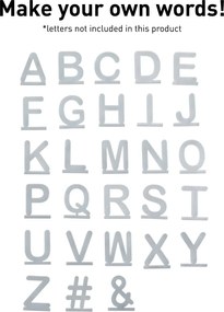 Модерна стенна лампа черна с LED - Letterbox