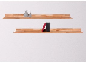 Стенен рафт за снимки от масивен дъб в естествен цвят 120 cm Kalle – Interia Home &amp; Living