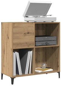857174 vidaXL Шкаф за плочи Artisan Oak 84,5x38x89 cm Инженерна дървесина