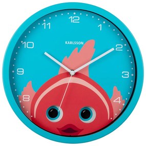 Детски часовник ø 31 cm Peekaboo Goldfish – Karlsson