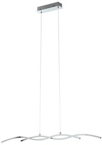 LED висящо осветително тяло в сребрист цвят LASANA 2 – EGLO