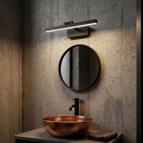 Stenen LED aplik za banya  APP1866-1W 40 cm Black