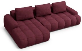 Бордо сгъваем/с място за съхранение ъглов диван (ляв ъгъл) Linz – Cosmopolitan Design