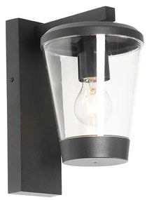 Модерна външна стенна лампа черна IP44 - Joren