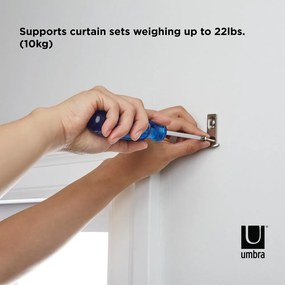 Стоманен разтегателен корниз 71 - 122 см Twilight - Umbra