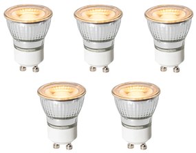 Комплект от 5 димируеми LED крушки GU10 35mm 4W 200 lm 2200K
