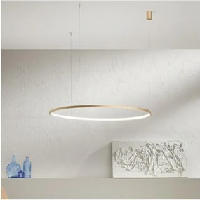 Ondaluce - LED димируем полилей на кабел SOEL LED/38W/230V Ø 80 cm златист
