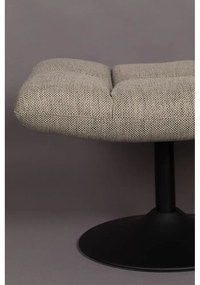 Светлосива табуретка за крака Bar - Dutchbone