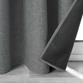 Антрацитна звукоизолираща завеса 140x260 cm Jupiter – douceur d'intérieur